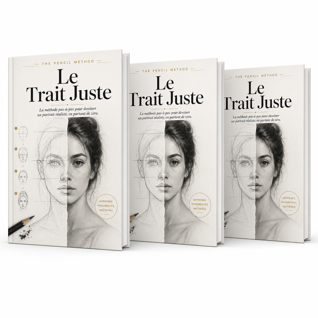 Le livre Le Trait Juste, en 3D