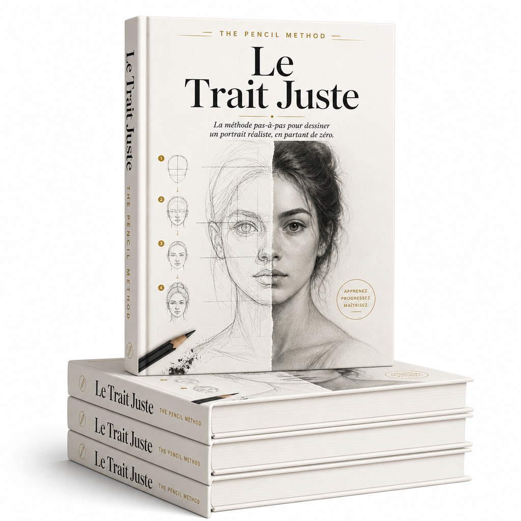 Le livre Le Trait Juste, en 3D