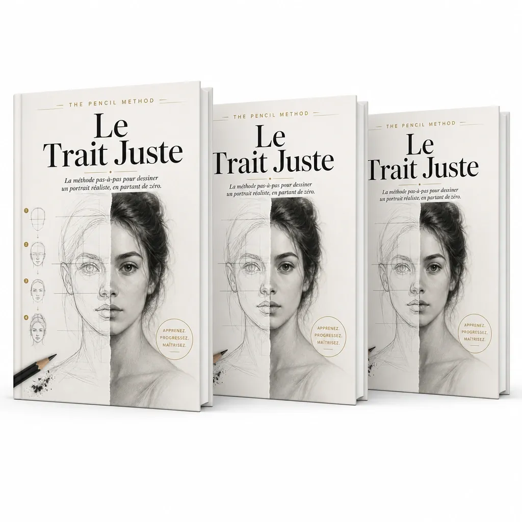 Le livre Le Trait Juste, en 3D